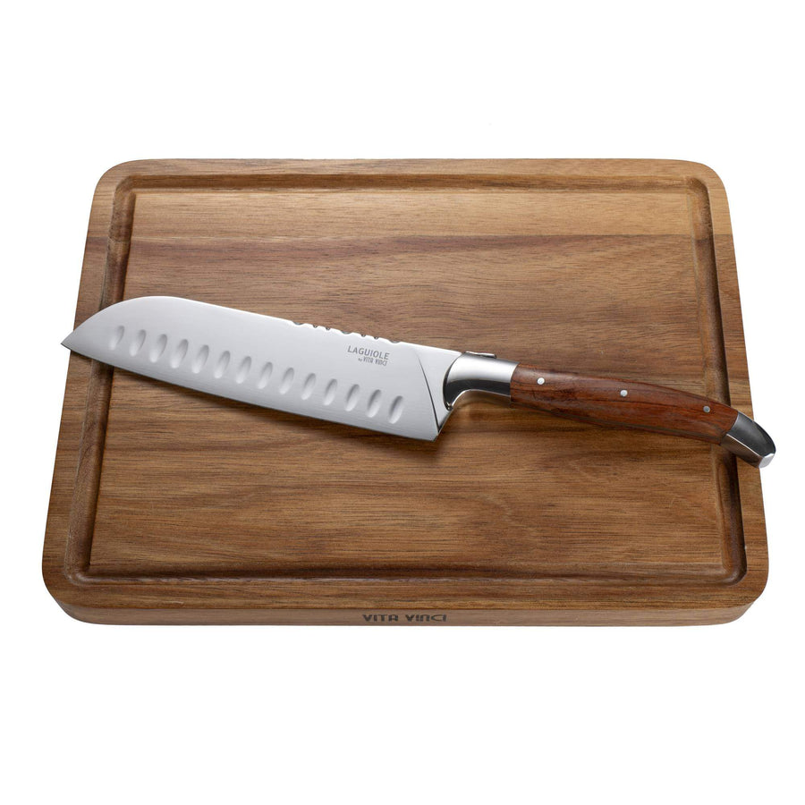Vita Vinci Prestigio Santokumes met Snijplank (2-delig) - Palissander Hout