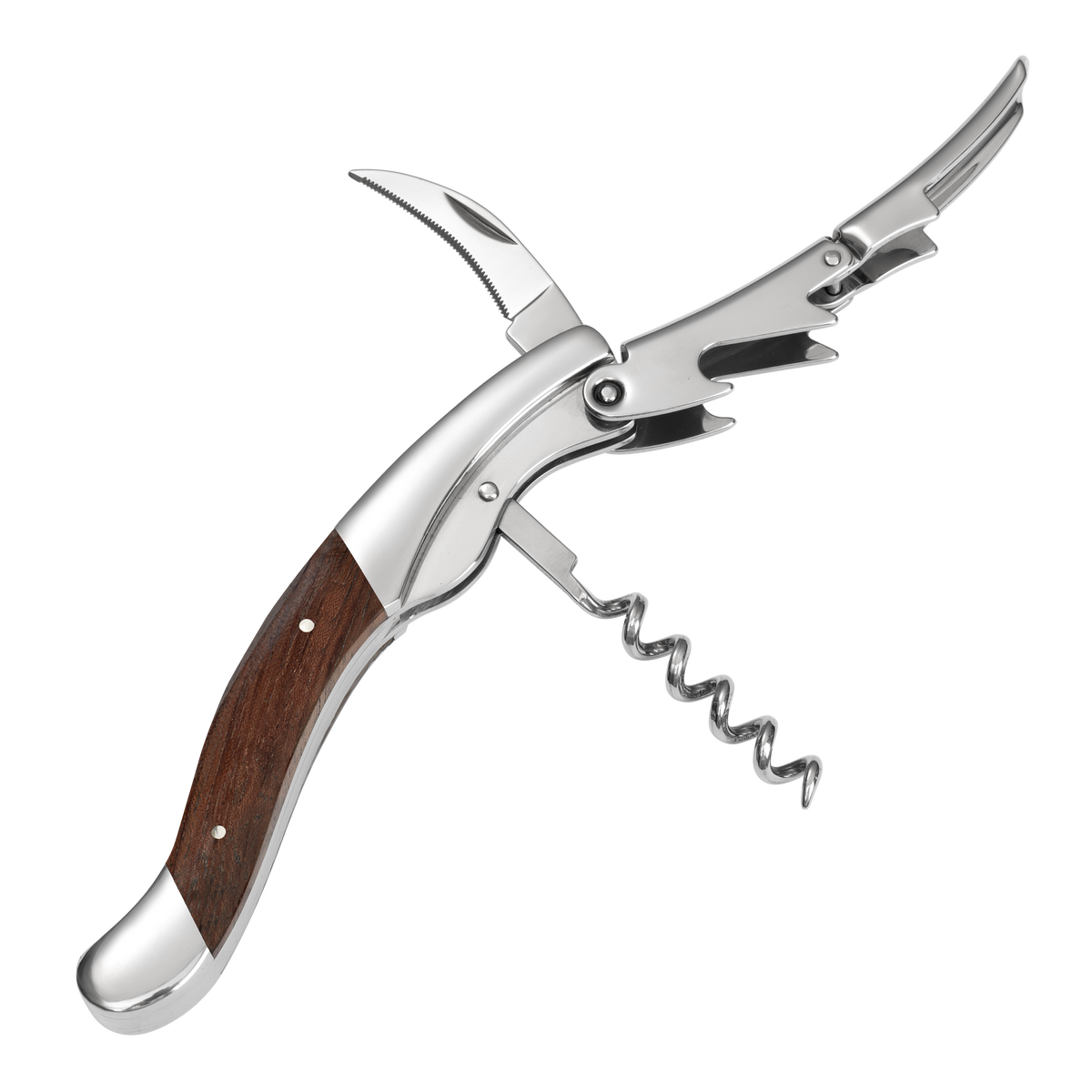 Vita Vinci Prestigio Korkenzieher XL | Doppelhebel + Holz-Geschenkbox