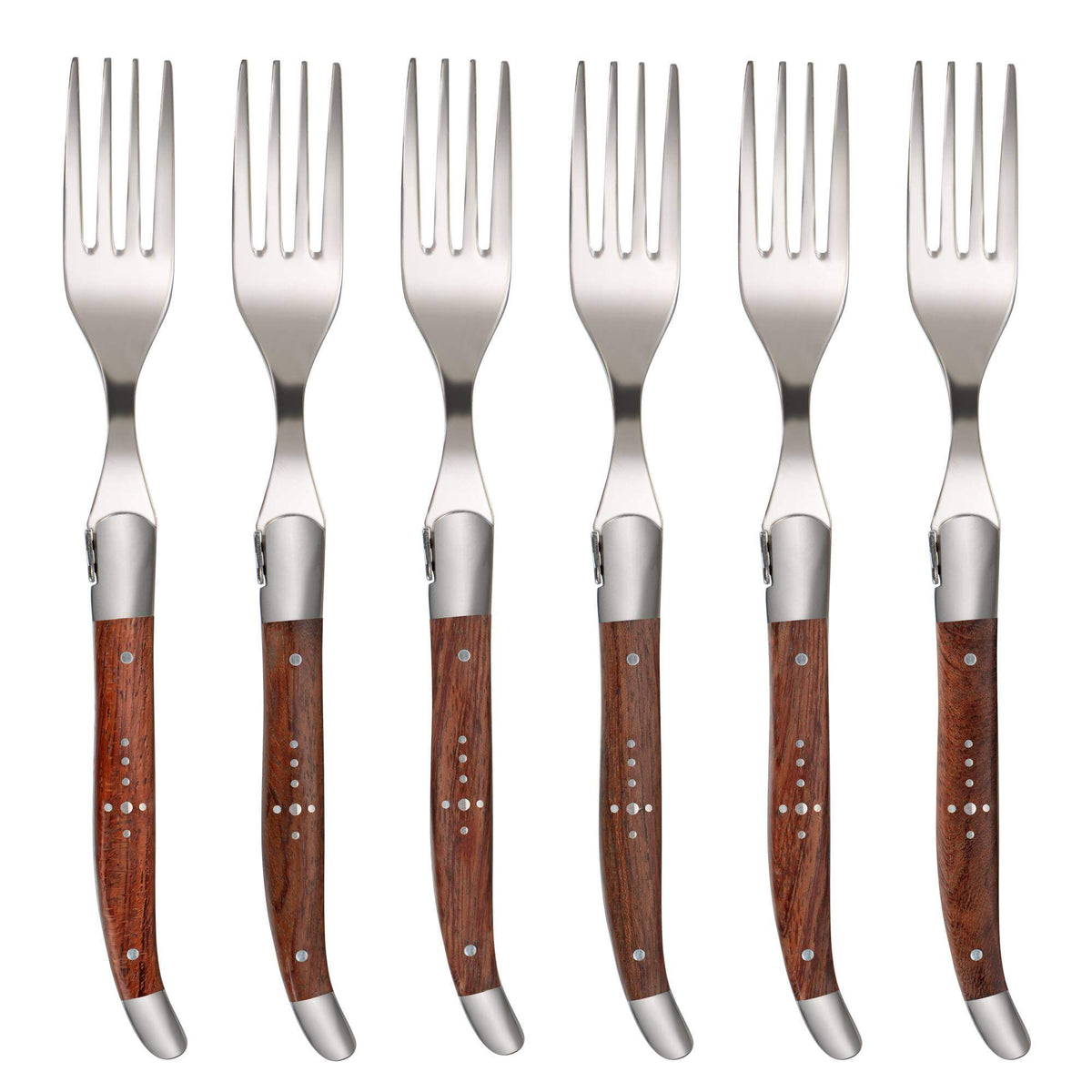 Vita Vinci Prestigio Gabel-Set (6-teilig) - Palisander