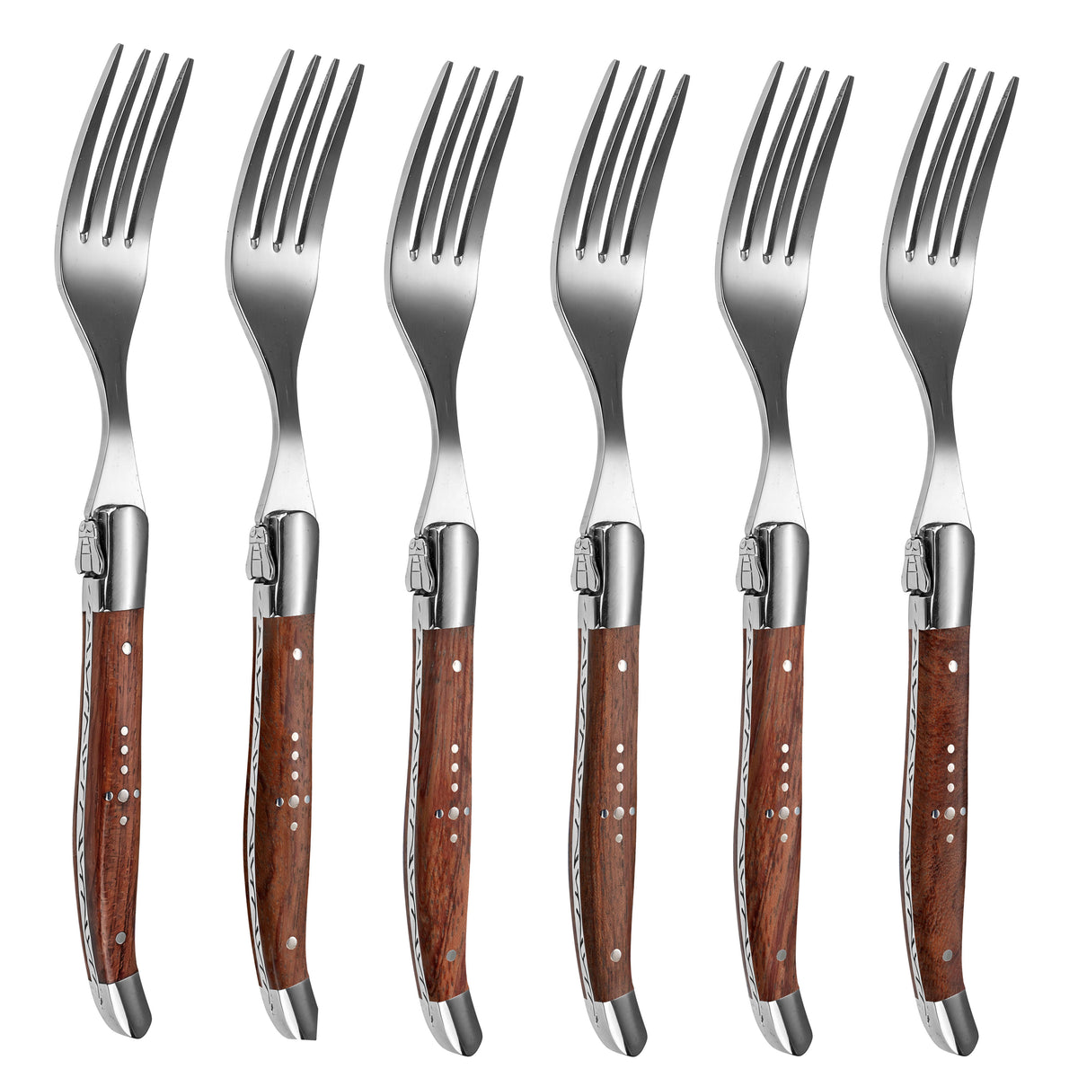 Vita Vinci Prestigio Gabel-Set (6-teilig) - Palisander