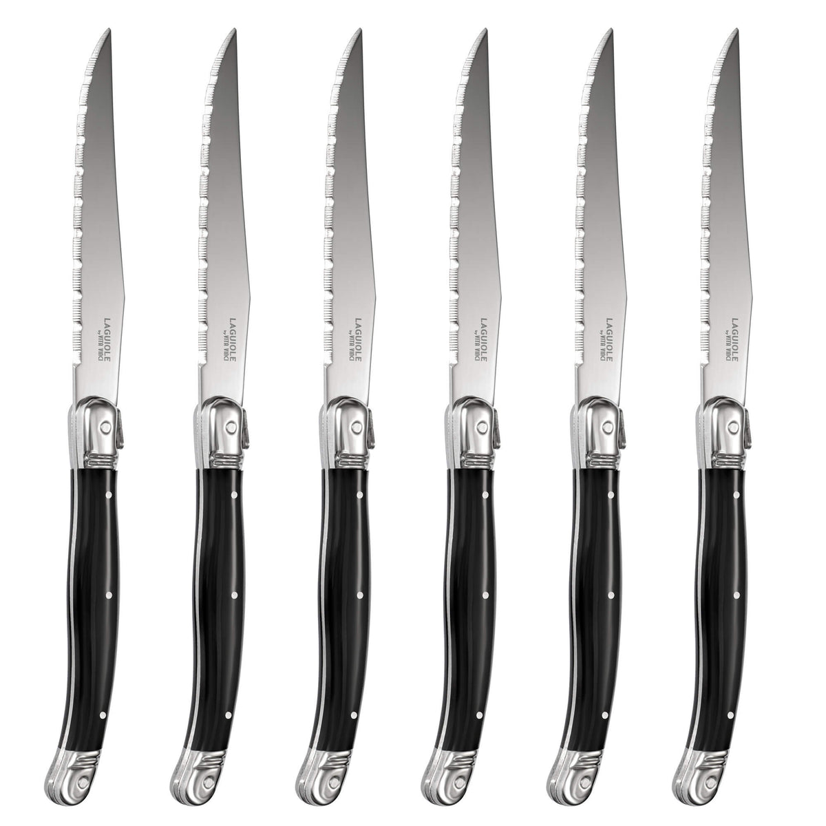 Vita Vinci Avanza Steakmesser-Set (6-teilig) - Schwarz
