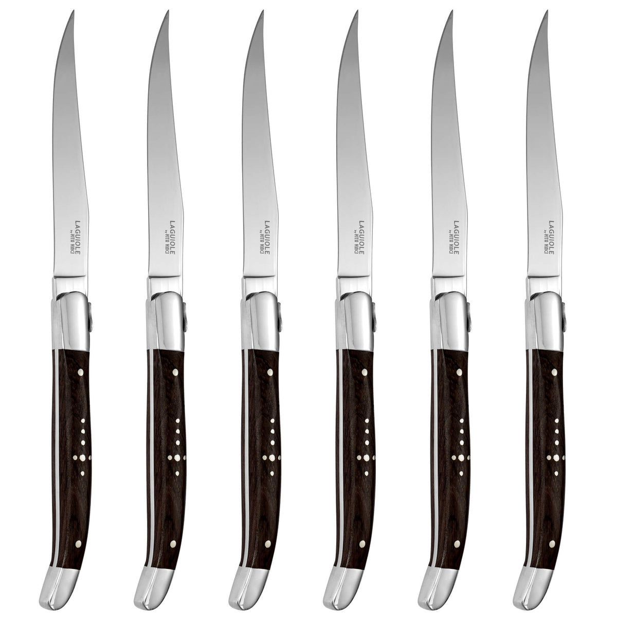Vita Vinci Prestigio Steakmesser-Set (6-teilig) - Ebenholz