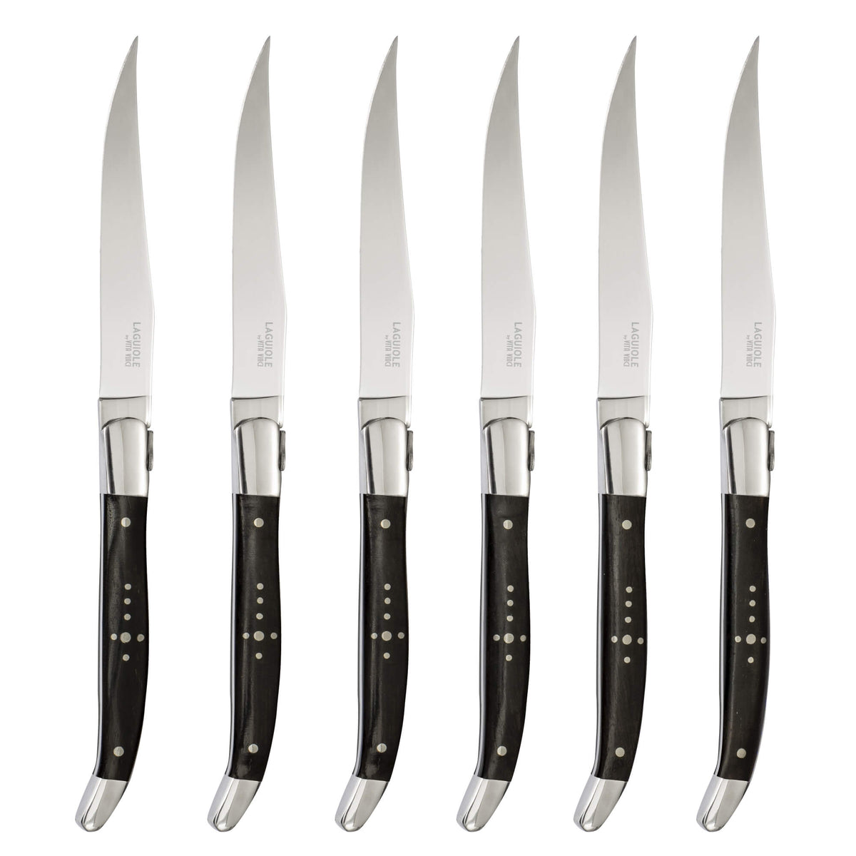 Vita Vinci Prestigio Steakmesser-Set (6-teilig) - Ebenholz
