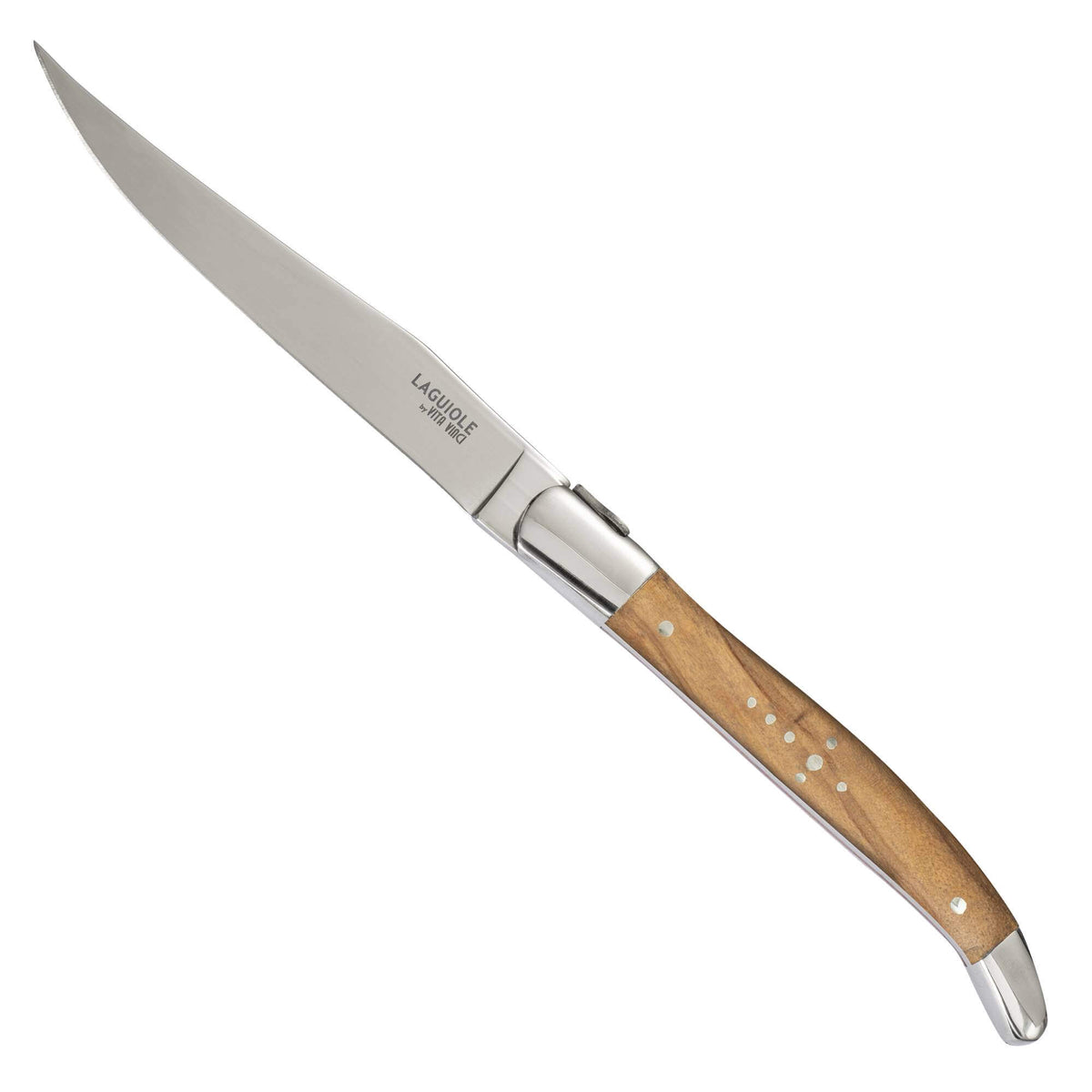 Vita Vinci Prestigio Steakmesser-Set (6-teilig) - Olivenholz