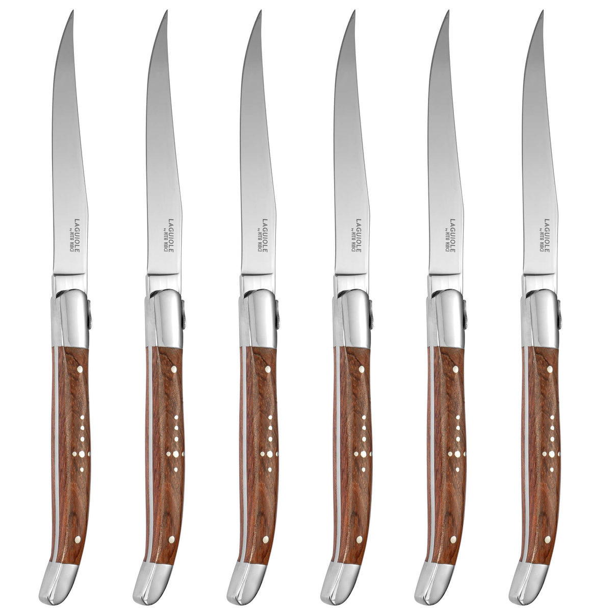 Vita Vinci Prestigio Steakmesser-Set (6-teilig) - Palisander